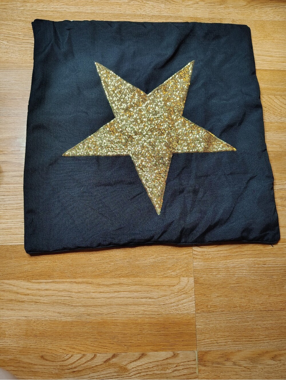 THRO by Marlo Lorenz black square pillow sham